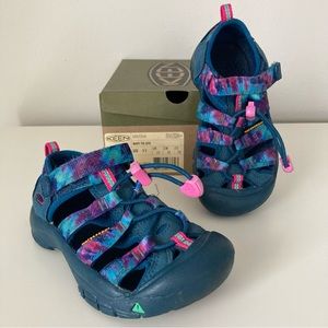 Keen Newport H2 Navy Tie Dye Kids Size 11